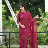 Viscose Georgette Saree