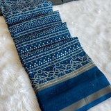 Dola Silk Bandhani Saree with Crochet Border - Raj Panchi