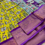 Dolla Silk Saree with Weaving Border - Raj Panchi