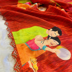 Karva Chauth Special Chinnon Saree - Raj Panchi