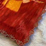 Karva Chauth Special Chinnon Saree - Raj Panchi