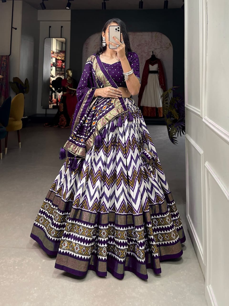 Regal Silk Lehenga Set - Raj Panchi