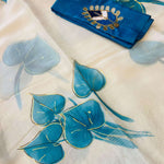 Soft Organza Saree - Raj Panchi