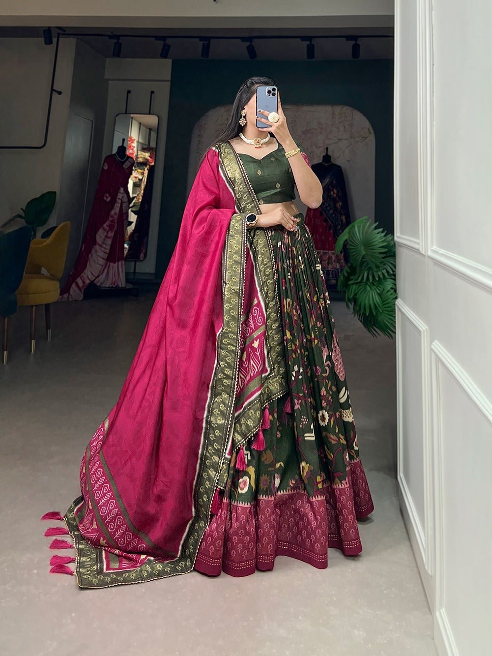 Sophisticated Silk Lehenga Set - Raj Panchi